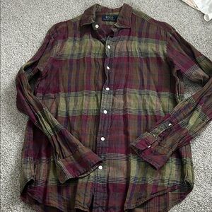 Polo by Ralph Lauren Men's Multicolor Plaid Shirt